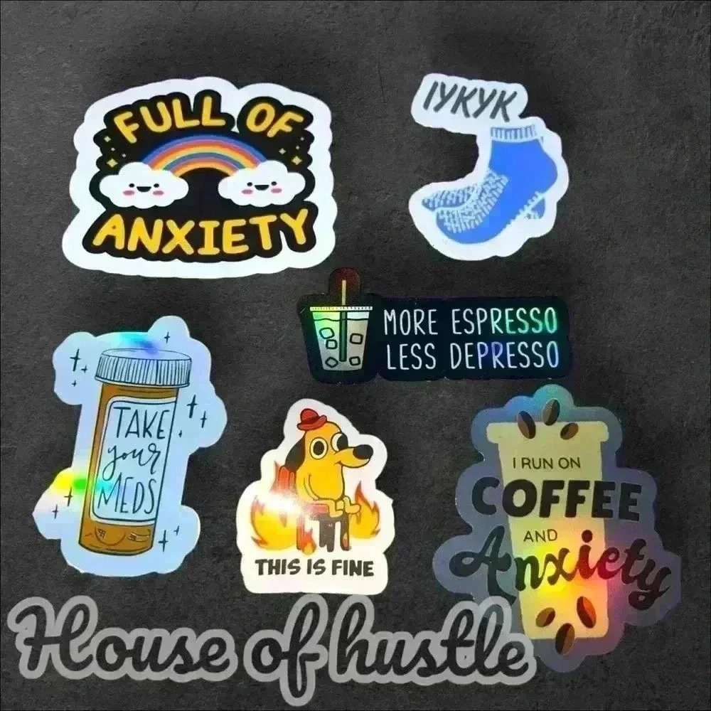 Anxiety sticker‎ pack ✨